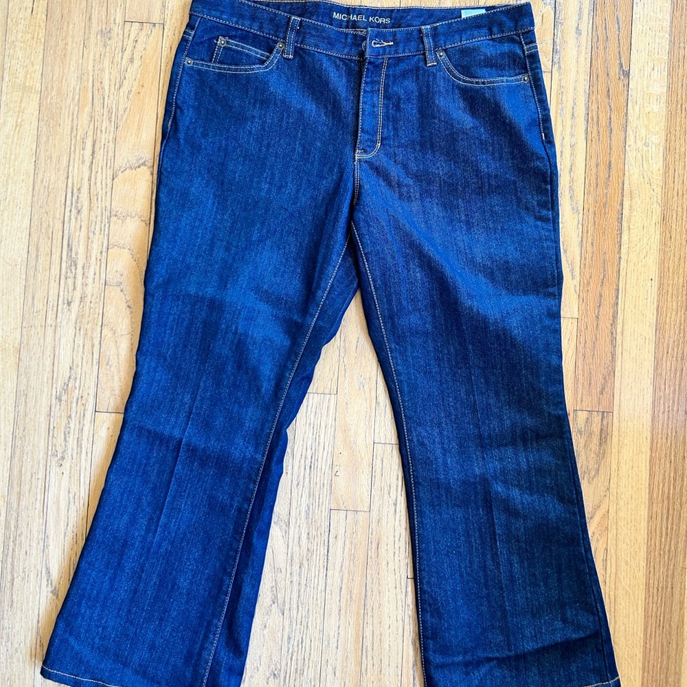 Boot cut dark wash jeans